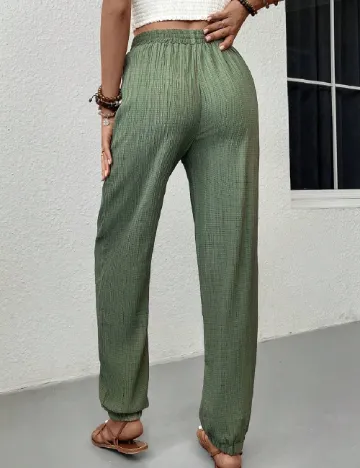 Pantaloni SHEIN, verde Verde