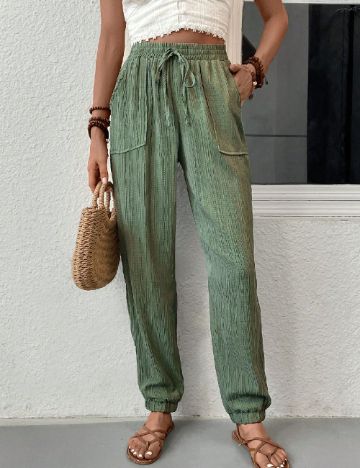 Pantaloni SHEIN, verde