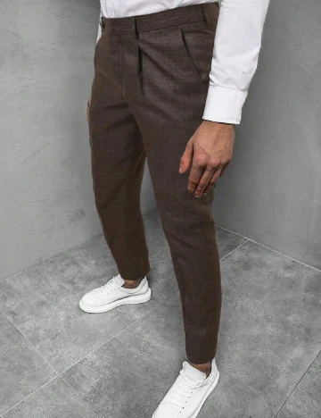 Pantaloni SHEIN, maro Maro