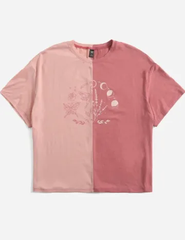 Tricou SHEIN CURVE, roz Roz
