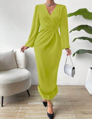 Rochie lunga SHEIN, verde