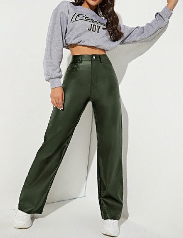 Pantaloni SHEIN, verde