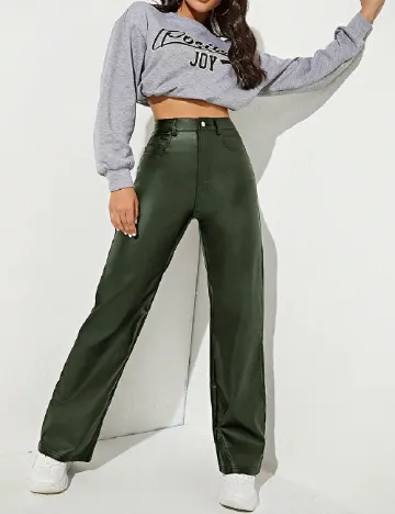 Pantaloni SHEIN, verde Verde