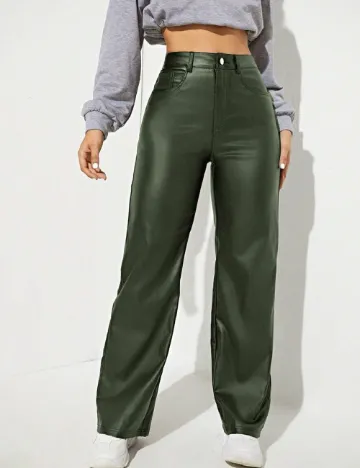 Pantaloni SHEIN, verde Verde