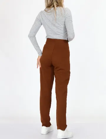 Pantaloni SHEIN, maro Maro