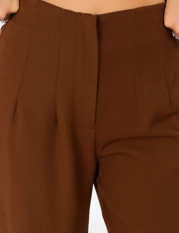 Pantaloni SHEIN, maro