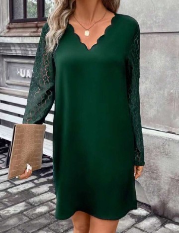 Rochie scurta SHEIN, verde