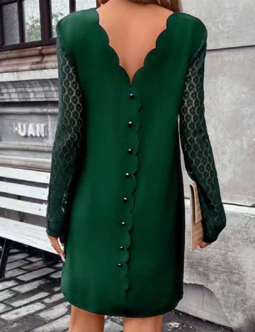 Rochie scurta SHEIN, verde