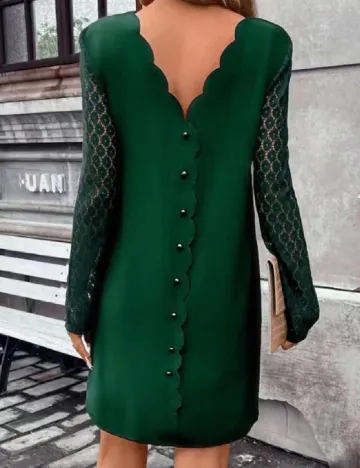 Rochie scurta SHEIN, verde Verde