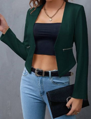 Blazer SHEIN, verde