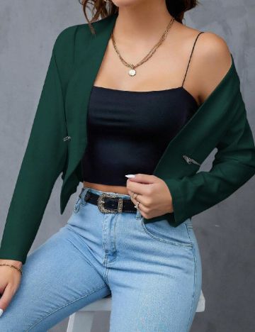 Blazer SHEIN, verde