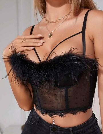 Top SHEIN, negru