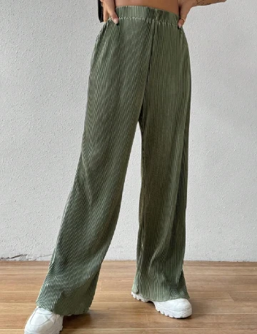 Pantaloni SHEIN, verde Verde