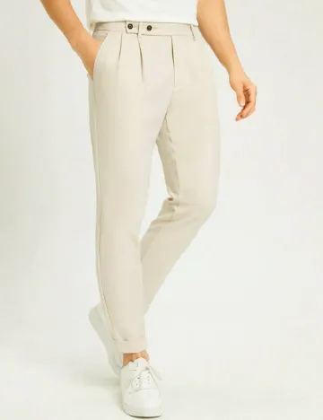 Pantaloni SHEIN, crem Crem