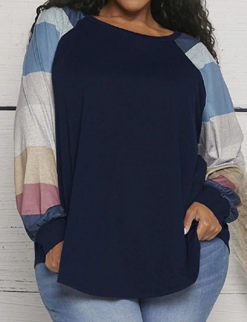 Bluza SHEIN CURVE, bleumarin