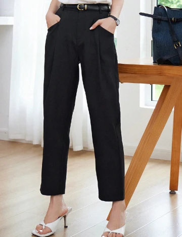 Pantaloni SHEIN, negru Negru