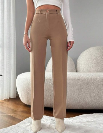 Pantaloni SHEIN, maro