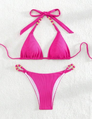 Costum de baie SHEIN, roz