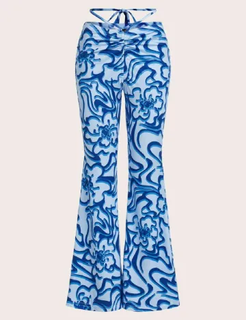 Pantaloni SHEIN, albastru Albastru