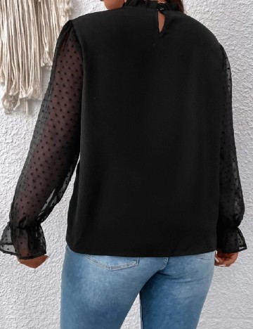 Bluza SHEIN CURVE, negru