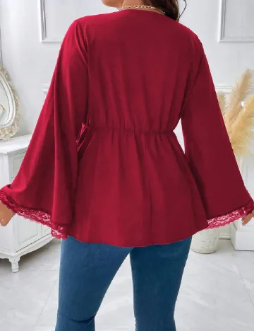 Bluza SHEIN CURVE, visiniu Rosu