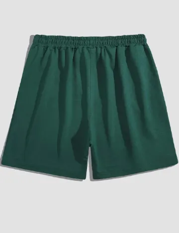 Pantaloni scurti Romwe, verde Verde