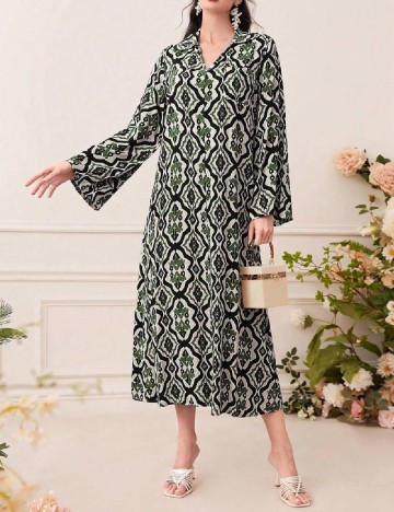 Rochie medie SHEIN, verde