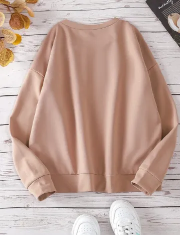 Bluza Shein Kids, crem Crem