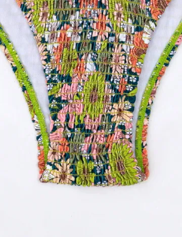 Costum de baie SHEIN, floral print Floral print