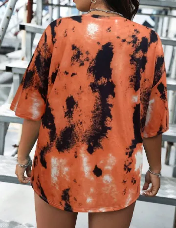 Tricou Oversize SHEIN CURVE, portocaliu Portocaliu