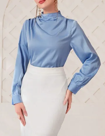 Bluza SHEIN, albastru Albastru