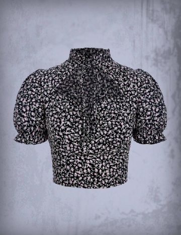 Top Romwe, floral print