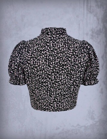 Top Romwe, floral print