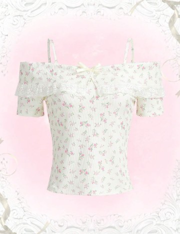 Top Romwe, floral