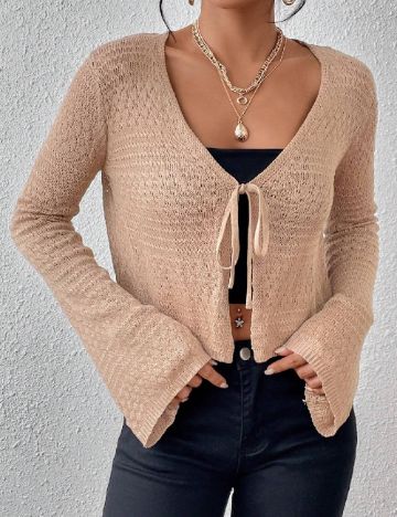 Cardigan SHEIN, maro