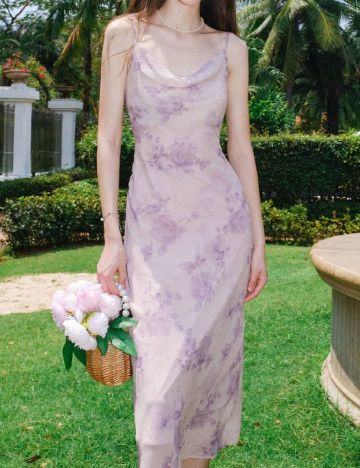 Rochie lunga SHEIN, floral print