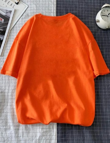 Tricou SHEIN, portocaliu