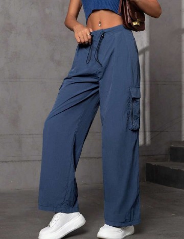 Pantaloni SHEIN, albastru