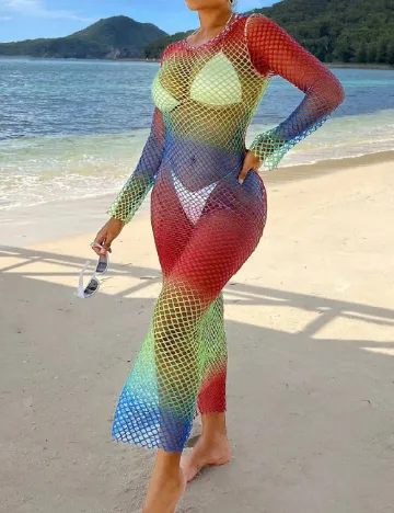 Rochie de plaja SHEIN, mix culori Mix culori