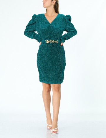 Rochie scurta SHEIN, verde