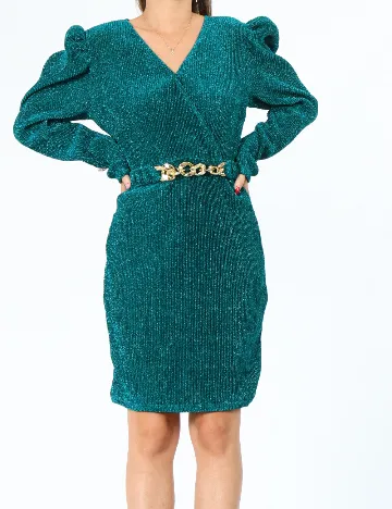 Rochie scurta SHEIN, verde Verde