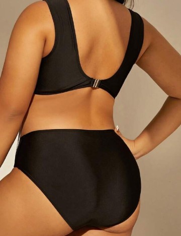 Costum de baie SHEIN CURVE, negru