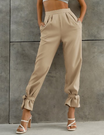 Pantaloni Glamaker, crem