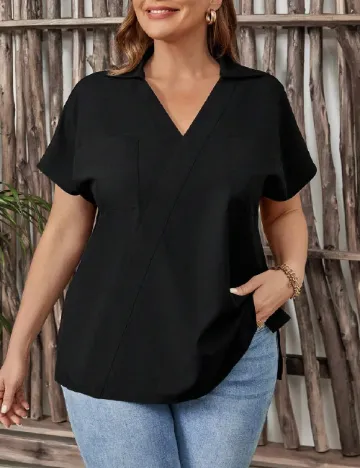 Bluza SHEIN CURVE, negru Negru