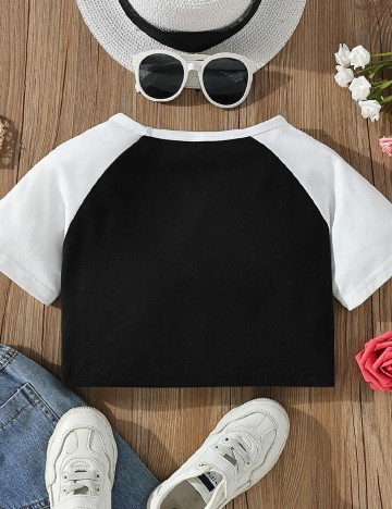 Top Shein Kids, negru