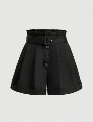 Pantaloni scurti SHEIN, negru
