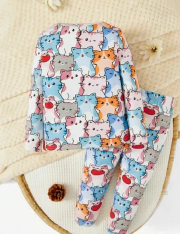 Pijama Shein Kids, mix culori Mix culori