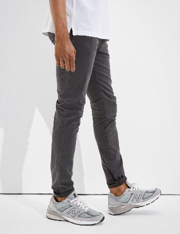 Pantaloni American Eagle, gri