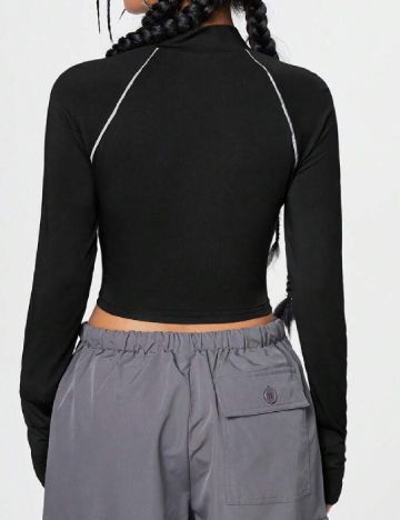 Top SHEIN, negru