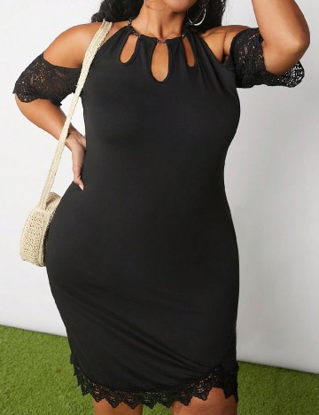 Rochie scurta SHEIN CURVE, negru